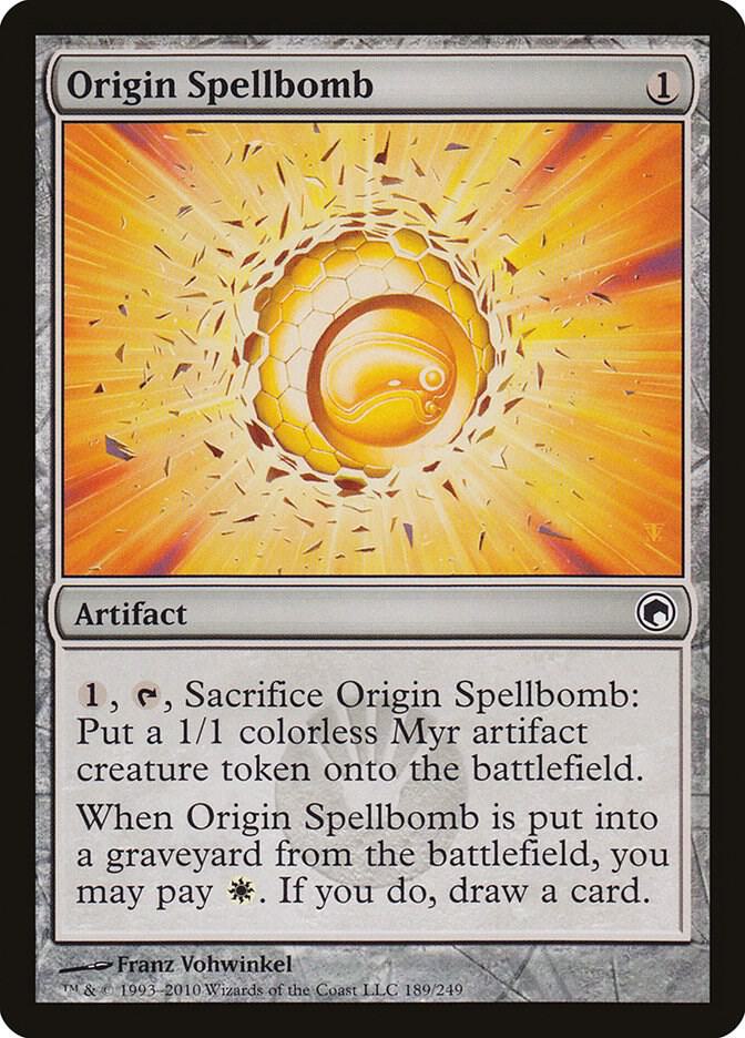 Origin Spellbomb 189 card from Scars of Mirrodin