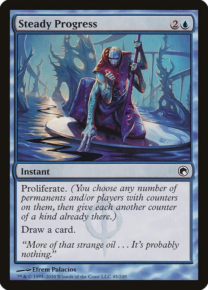 Steady Progress 45 card from Scars of Mirrodin
