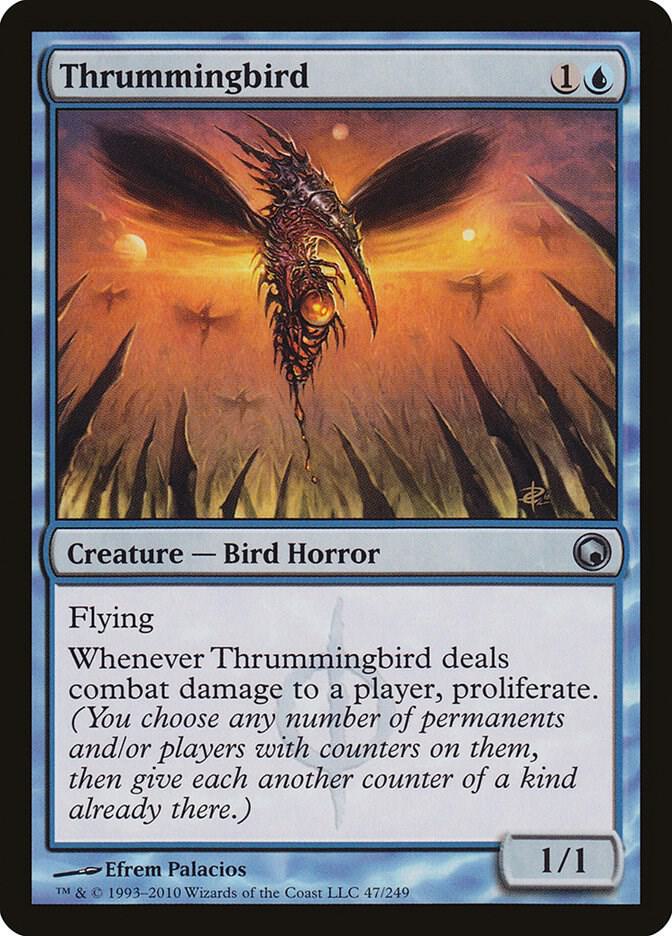 Thrummingbird 47 card from Scars of Mirrodin