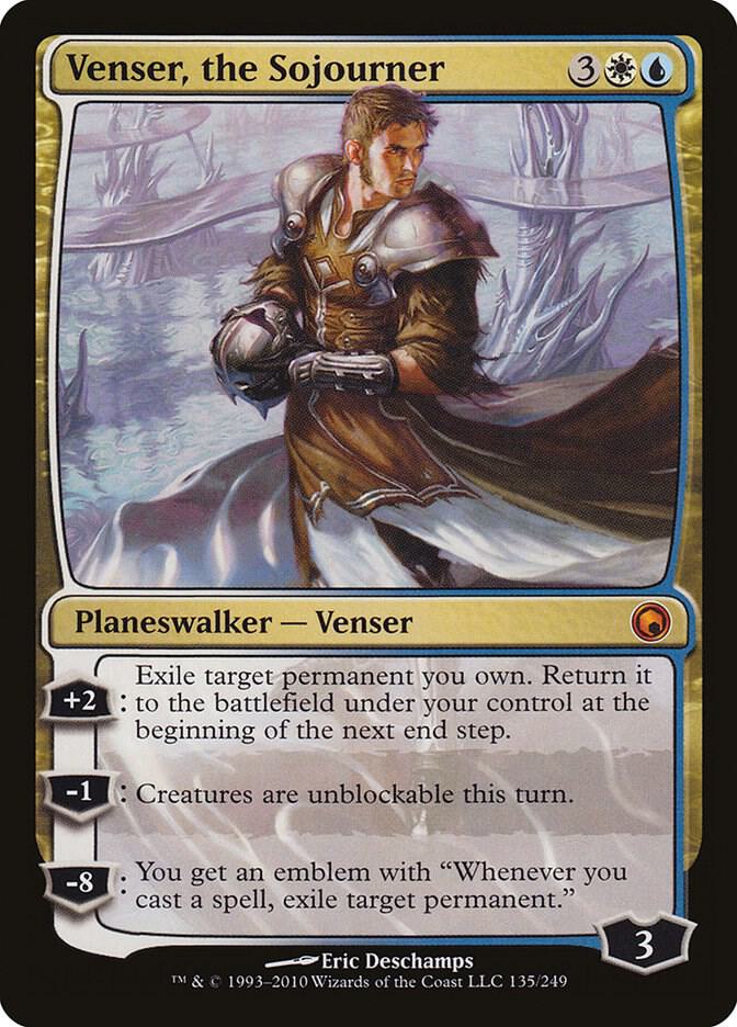 Venser, the Sojourner 135 card from Scars of Mirrodin