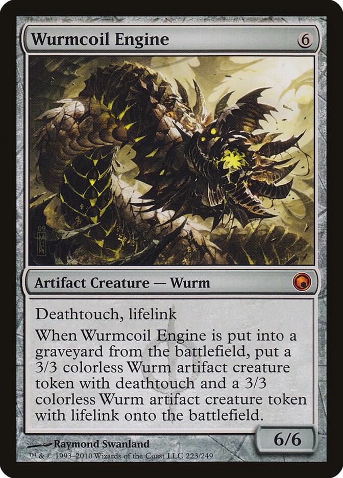 Wurmcoil Engine 223 card from Scars of Mirrodin