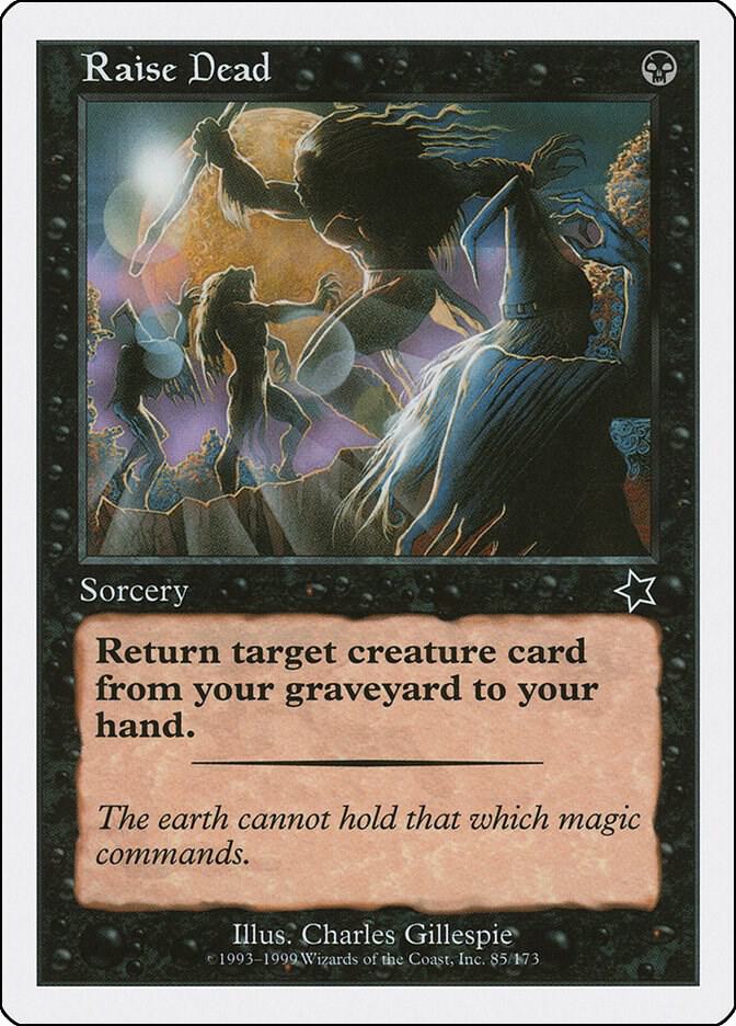 Raise Dead 85 card from Starter 1999
