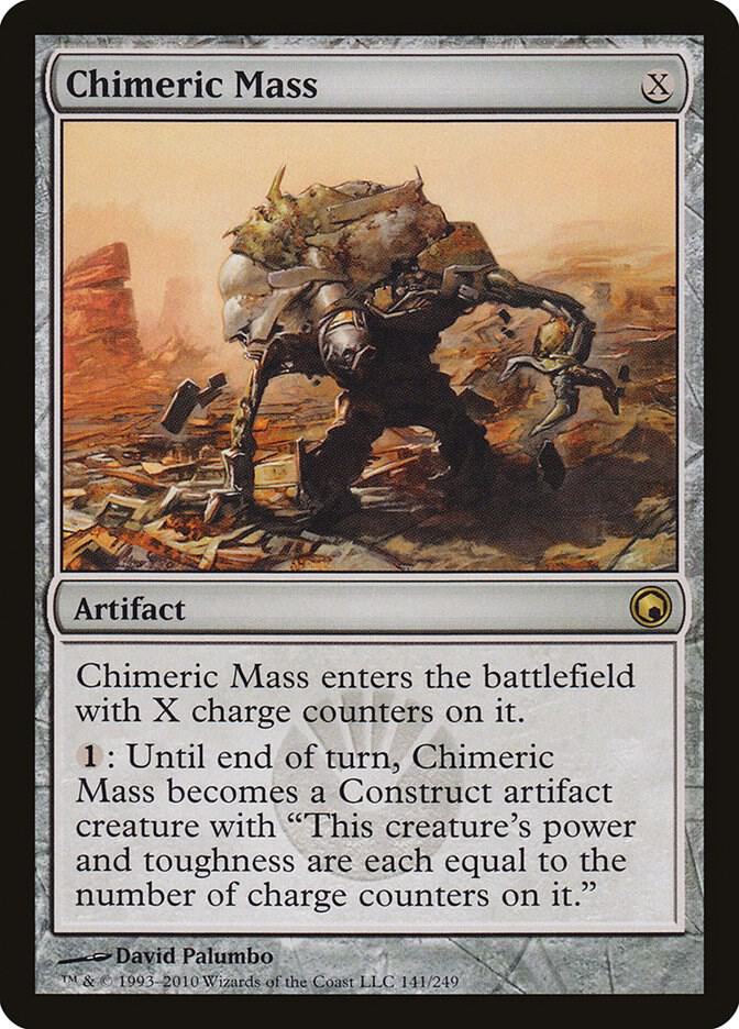 Chimeric Mass 141 card from Scars of Mirrodin