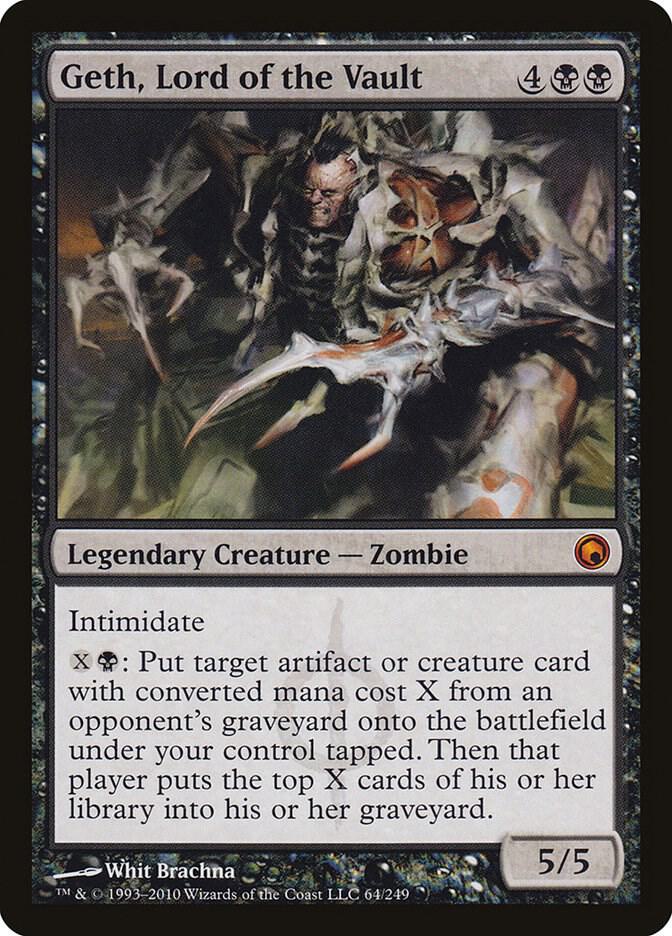 Geth, Lord of the Vault 64 card from Scars of Mirrodin