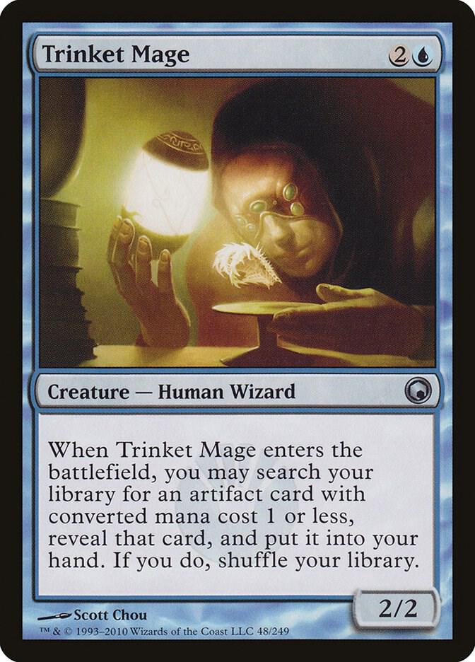 Trinket Mage 48 card from Scars of Mirrodin