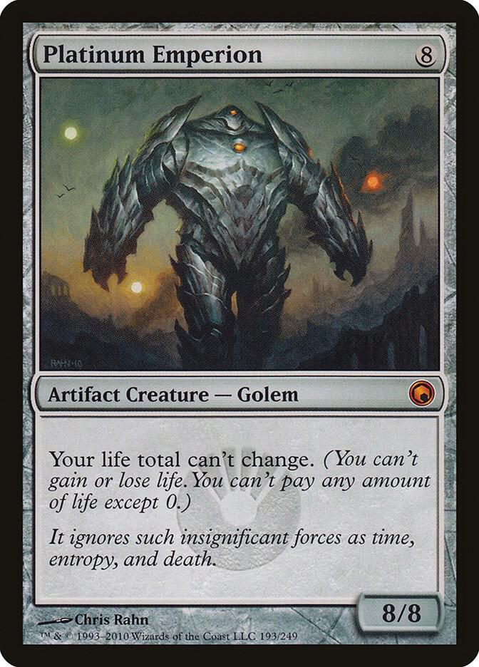 Platinum Emperion 193 card from Scars of Mirrodin