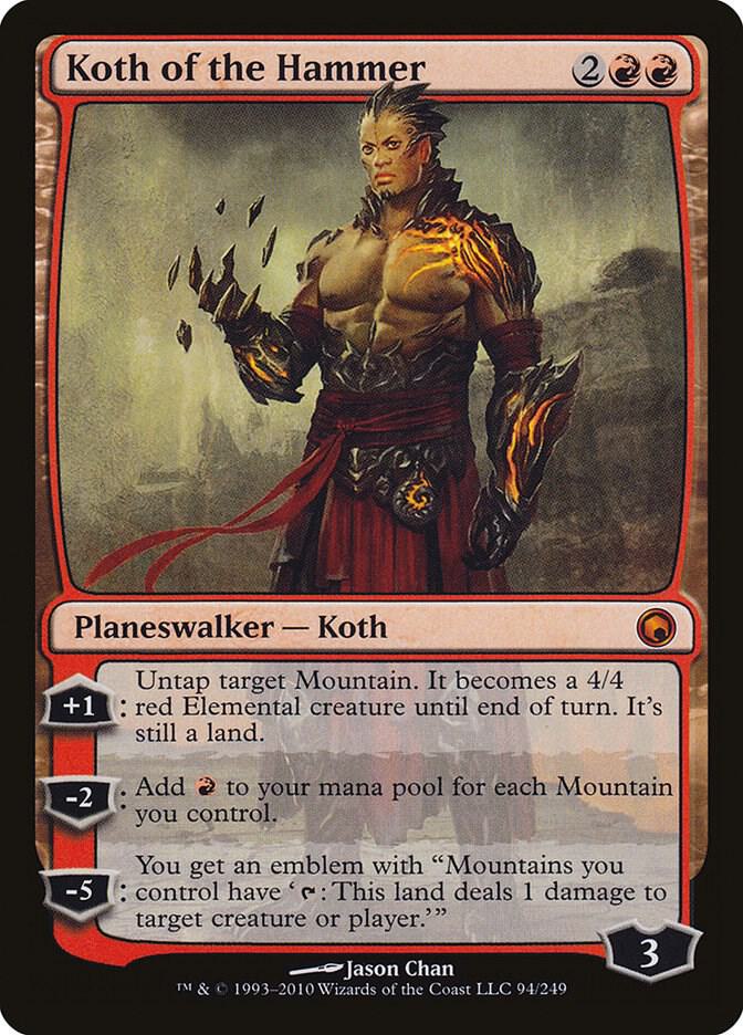 Koth of the Hammer 94 card from Scars of Mirrodin
