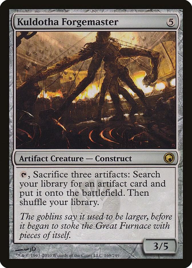 Kuldotha Forgemaster 169 card from Scars of Mirrodin