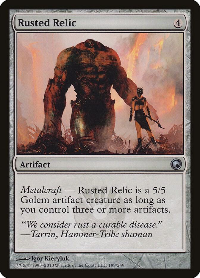 Rusted Relic 199 card from Scars of Mirrodin