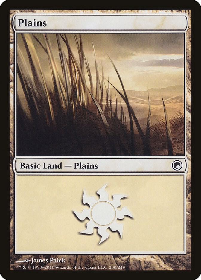 Plains 230 card from Scars of Mirrodin