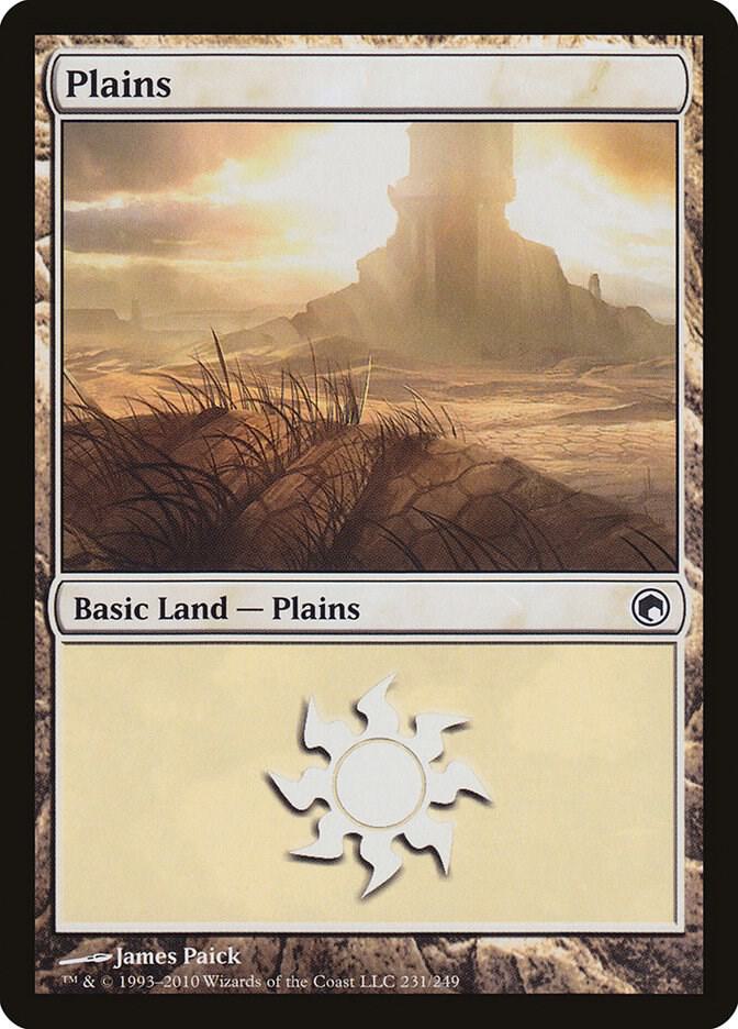 Plains 231 card from Scars of Mirrodin