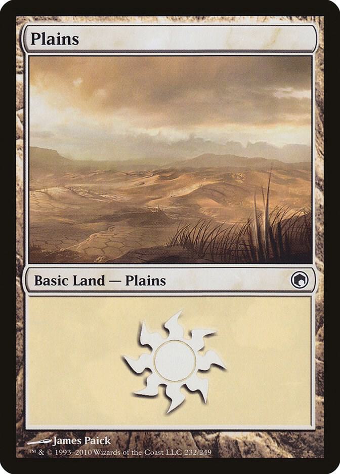 Plains 232 card from Scars of Mirrodin