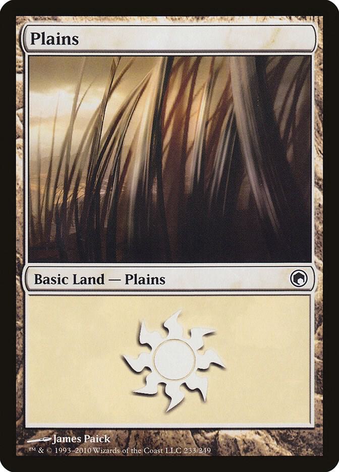Plains 233 card from Scars of Mirrodin