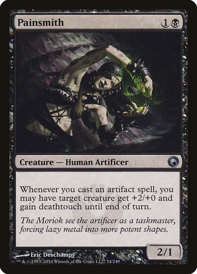 Painsmith 74 card from Scars of Mirrodin