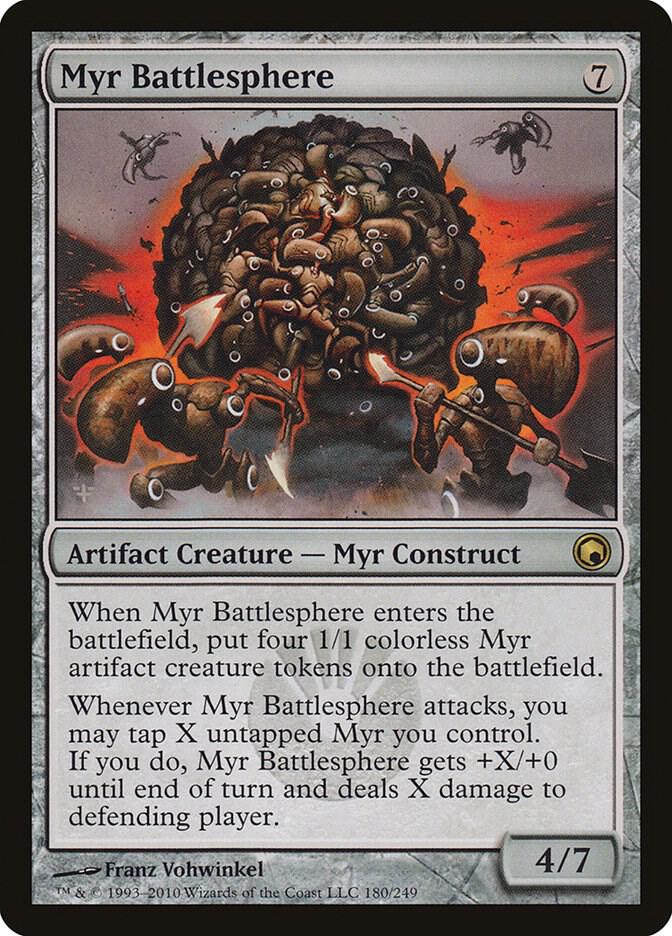 Myr Battlesphere 180 card from Scars of Mirrodin