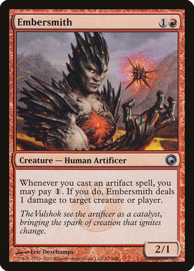 Embersmith 87 card from Scars of Mirrodin