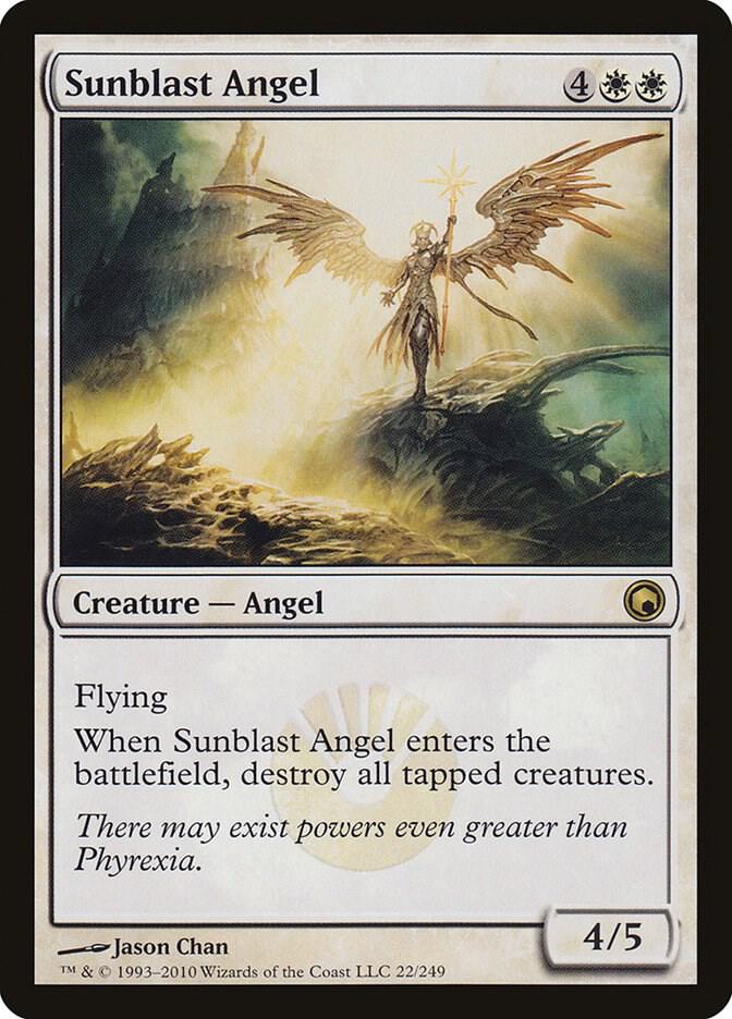 Sunblast Angel 22 card from Scars of Mirrodin