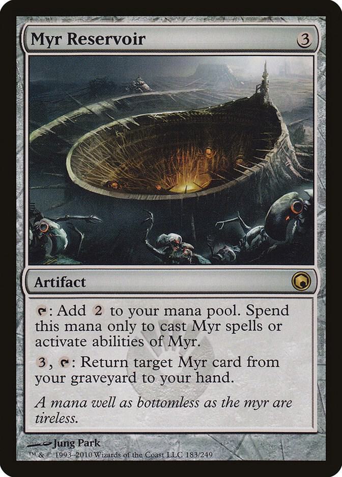 Myr Reservoir 183 card from Scars of Mirrodin