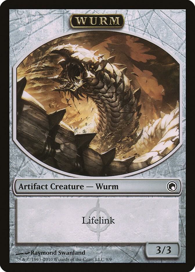 Wurm Token 9 card from Scars of Mirrodin
