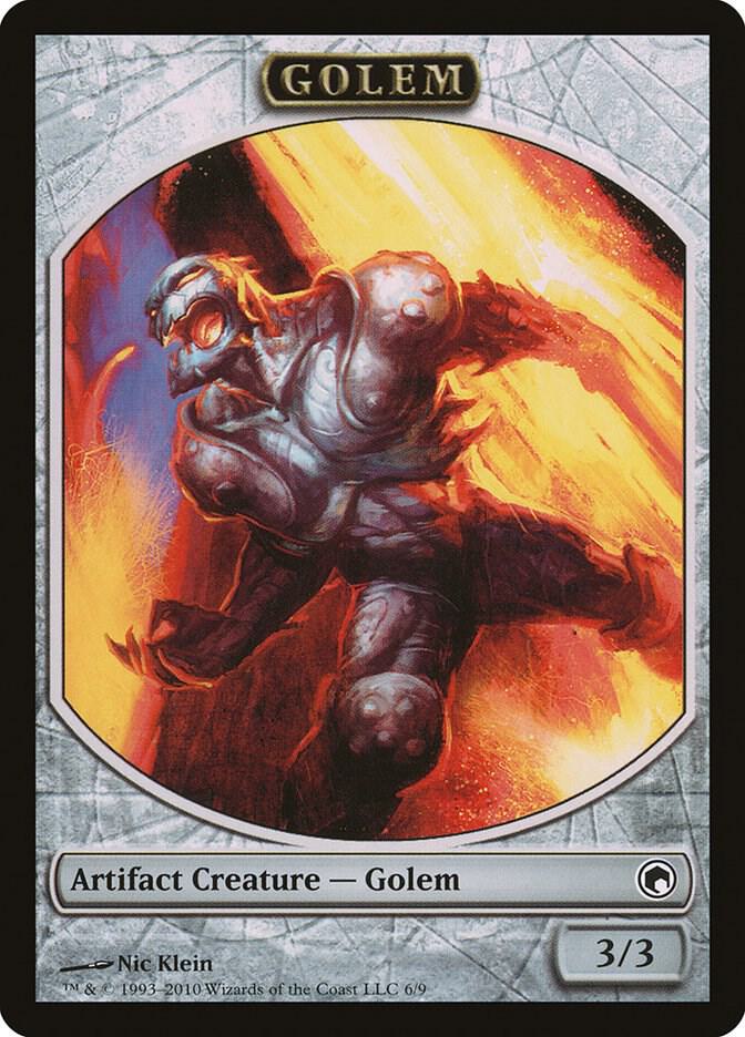 Golem Token 6 card from Scars of Mirrodin