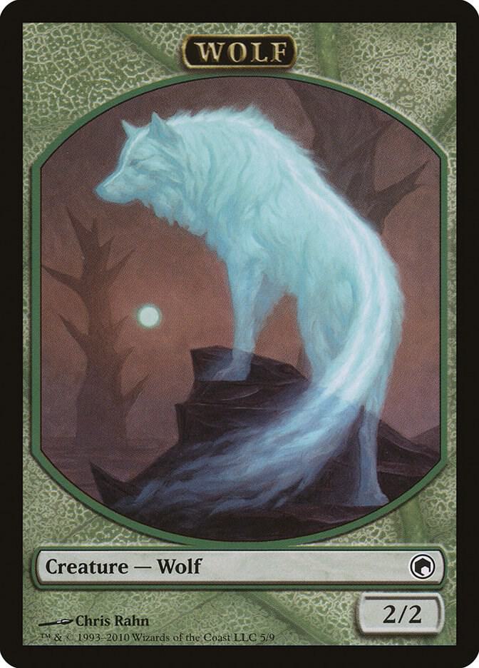 Wolf Token 5 card from Scars of Mirrodin