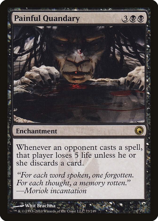 Painful Quandary 73 card from Scars of Mirrodin