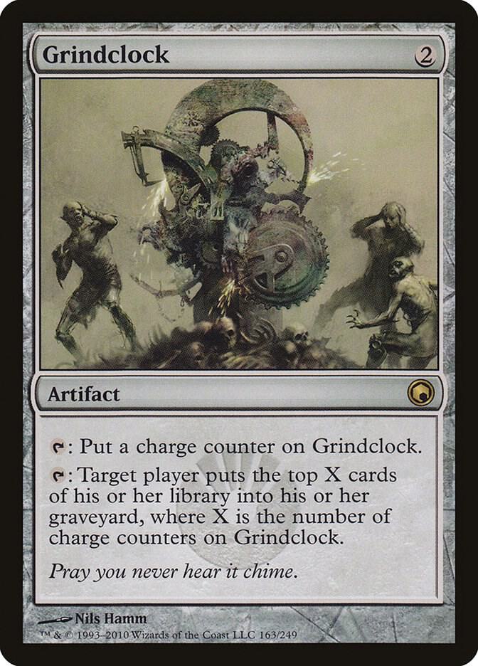 Grindclock 163 card from Scars of Mirrodin