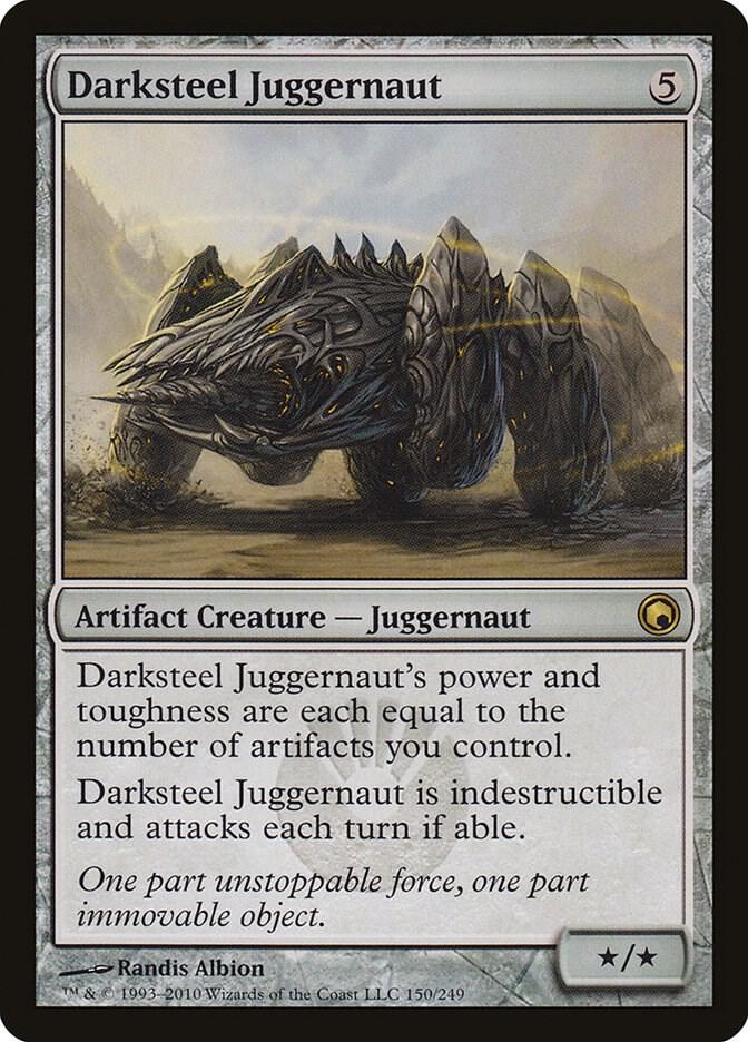 Darksteel Juggernaut 150 card from Scars of Mirrodin