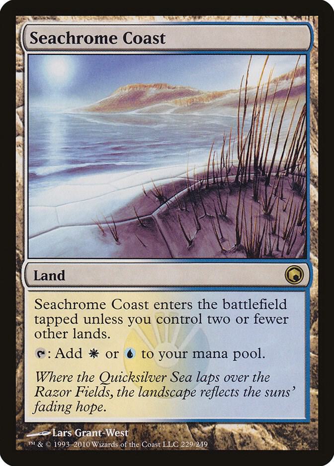 Seachrome Coast 229 card from Scars of Mirrodin
