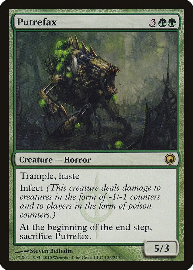Putrefax 126 card from Scars of Mirrodin
