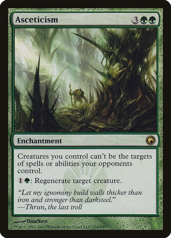 Asceticism 110 card from Scars of Mirrodin