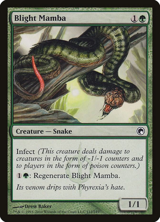 Blight Mamba 112 card from Scars of Mirrodin