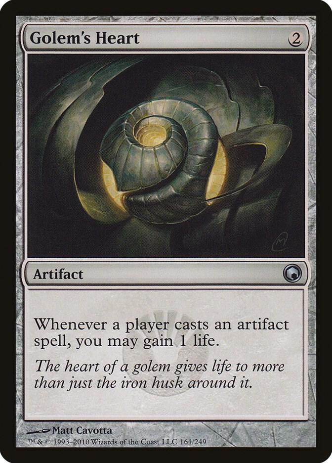 Golem's Heart 161 card from Scars of Mirrodin