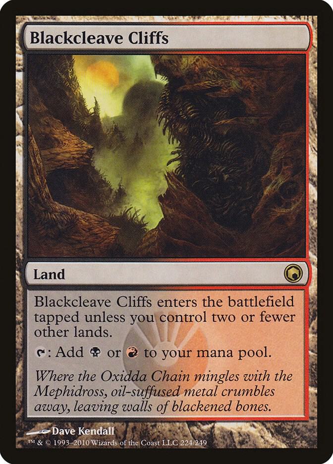 Blackcleave Cliffs 224 card from Scars of Mirrodin