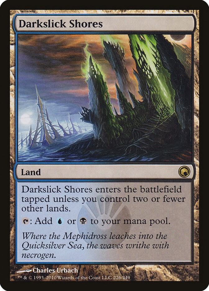 Darkslick Shores 226 card from Scars of Mirrodin