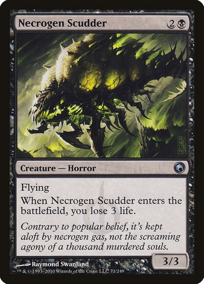 Necrogen Scudder 71 card from Scars of Mirrodin