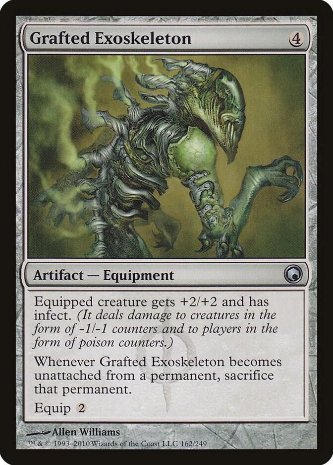 Grafted Exoskeleton 162 card from Scars of Mirrodin