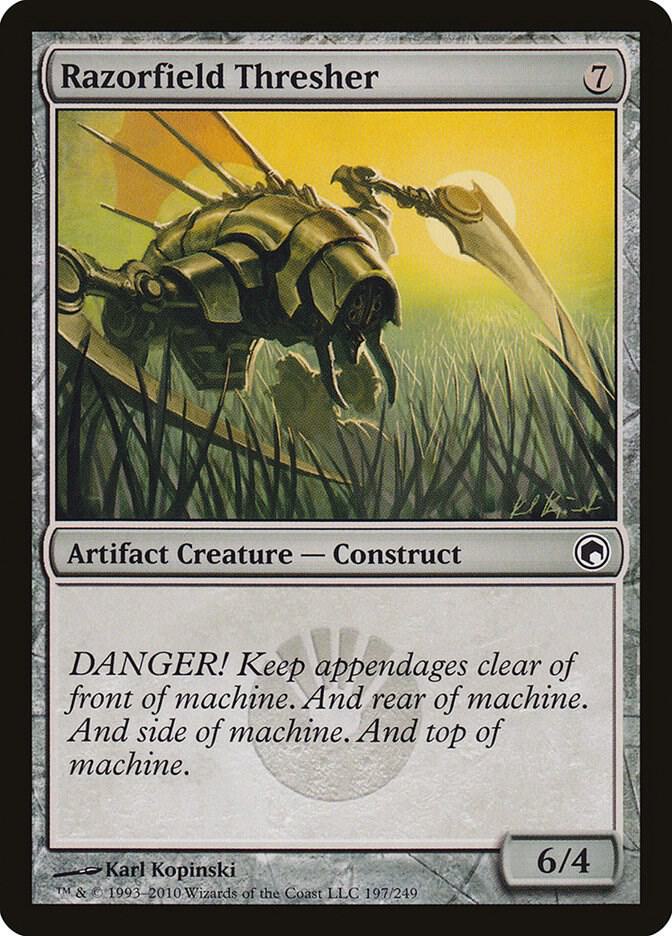 Razorfield Thresher 197 card from Scars of Mirrodin