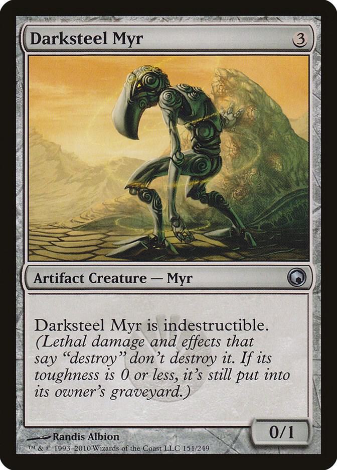 Darksteel Myr 151 card from Scars of Mirrodin