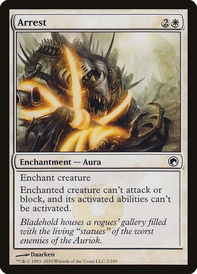Arrest 2 card from Scars of Mirrodin