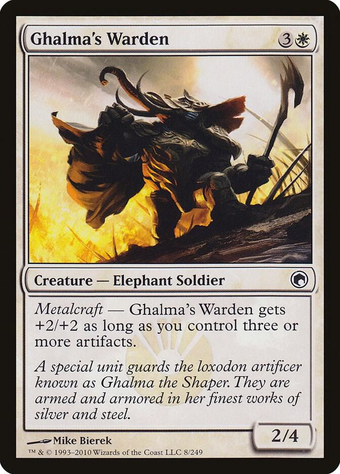 Ghalma's Warden 8 card from Scars of Mirrodin