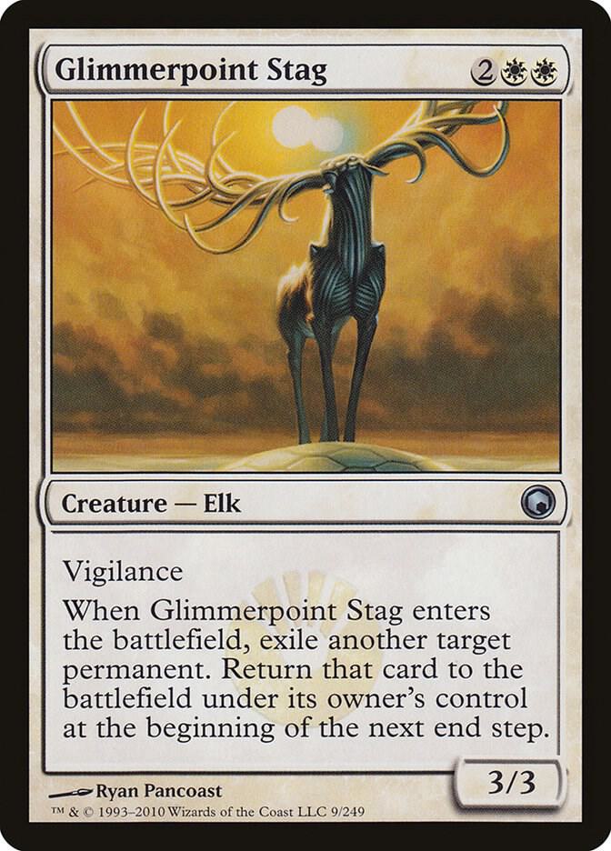 Glimmerpoint Stag 9 card from Scars of Mirrodin