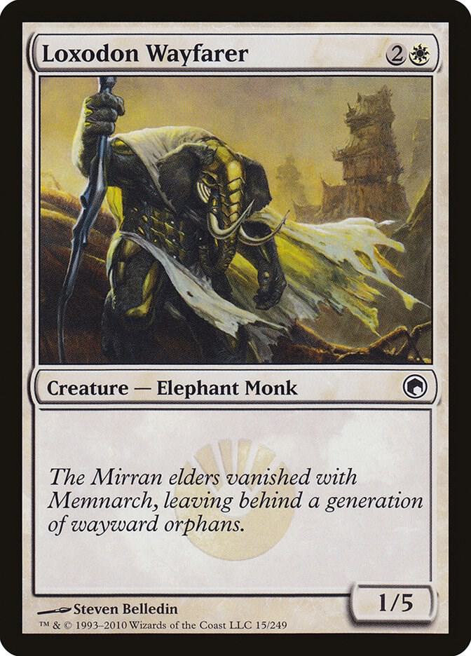 Loxodon Wayfarer 15 card from Scars of Mirrodin