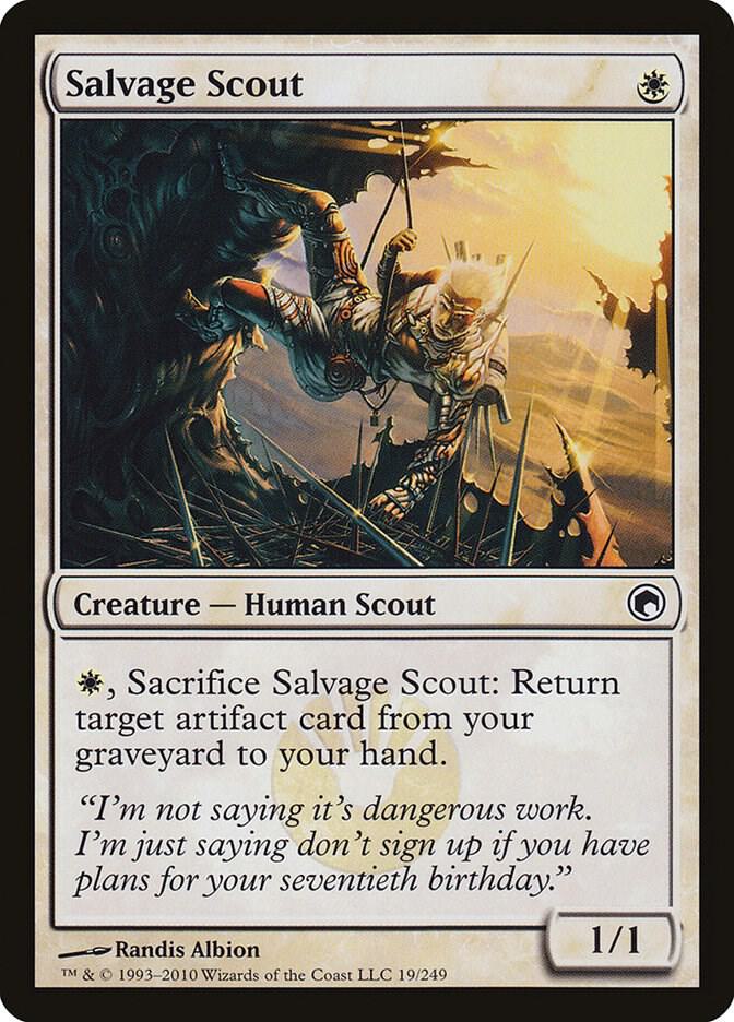 Salvage Scout 19 card from Scars of Mirrodin