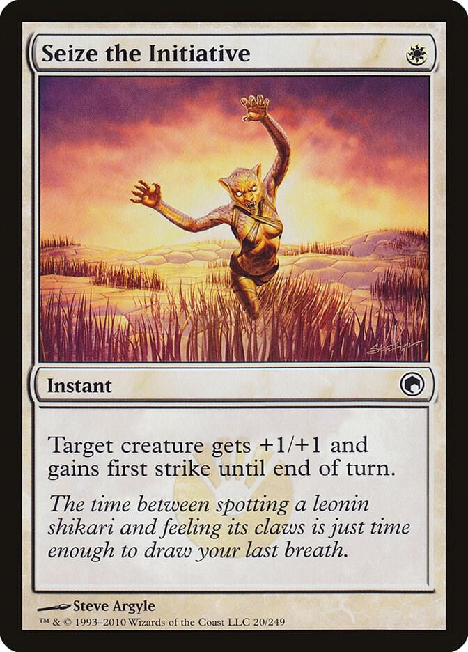 Seize the Initiative 20 card from Scars of Mirrodin