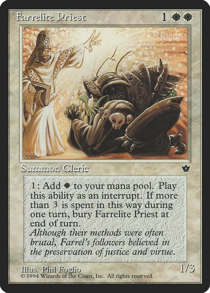 Farrelite Priest card from Fallen Empires