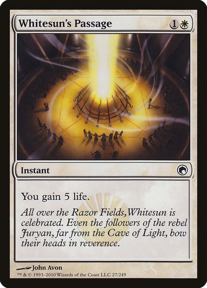 Whitesun's Passage 27 card from Scars of Mirrodin