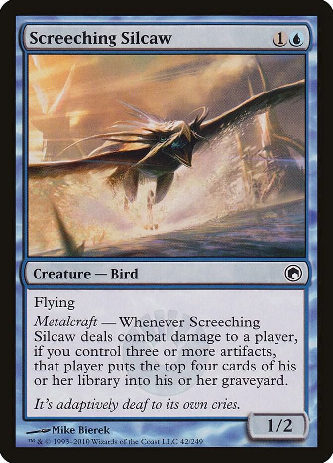 Screeching Silcaw 42 card from Scars of Mirrodin