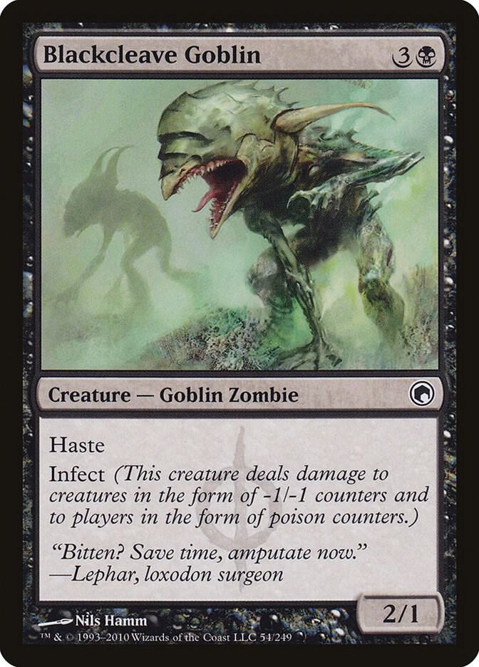 Blackcleave Goblin 54 card from Scars of Mirrodin