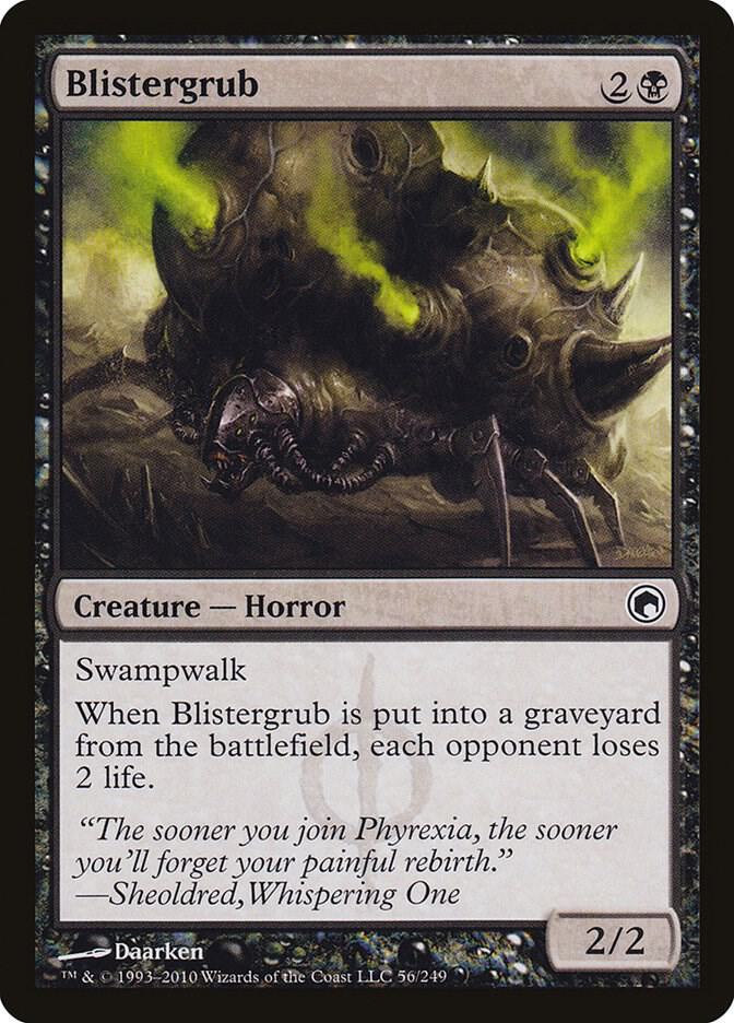Blistergrub 56 card from Scars of Mirrodin